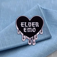 Elder Emo Alloy Pin