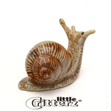 Helix Garden Snail Porcelain Decorative Figurine Miniature