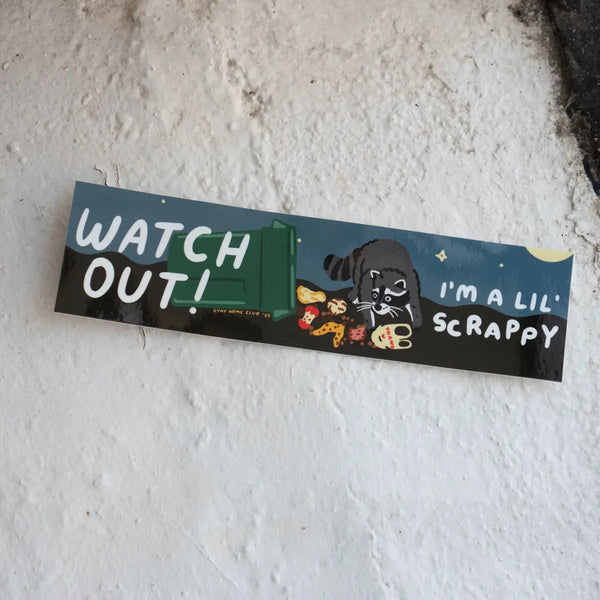 Watch Out I'm a Lil Scrappy Bumper Sticker
