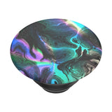 Aurora Borealis Oil Spill Pop Socket