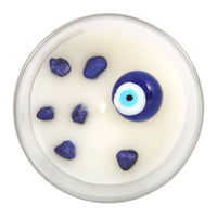 All Seeing Eye White Sage Protection Charm Candle