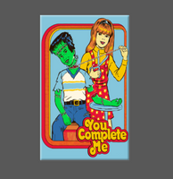 Stephen Rhodes You Complete Me Retro Magnet