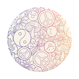 Peace And Love Gradient Pop Socket