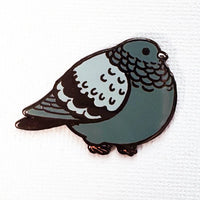 Fat Pigeon Enamel Pin