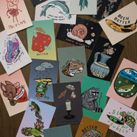 Assorted Stay at Home Club Postcards