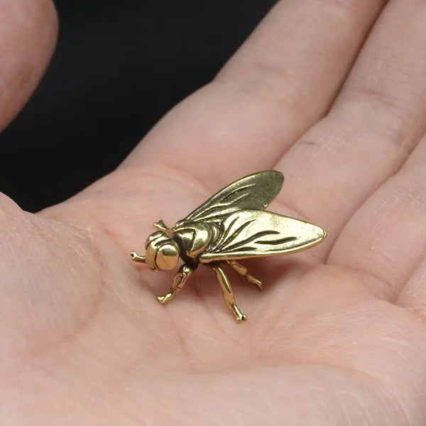 Brass Fly Miniature Figurines