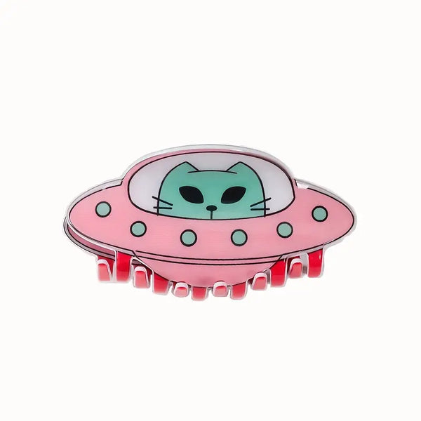Cat UFO Hairclip