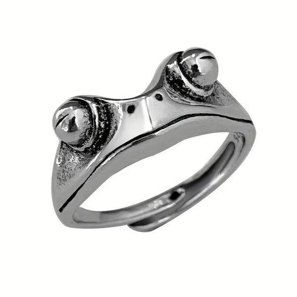 Adjustable Frog Ring Obscurityshop