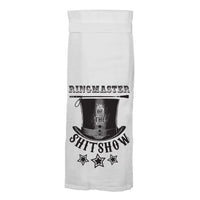 Ringmaster of The Shitshow Tea Towel