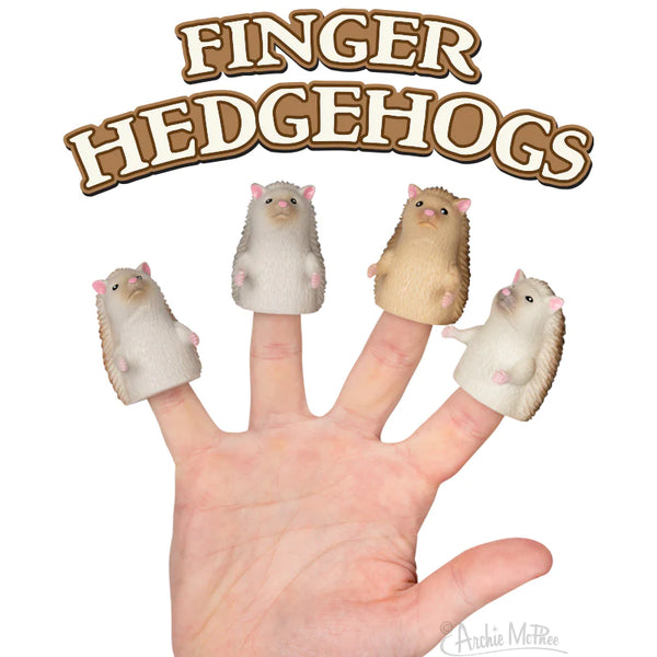 Hedgehog Finger Puppets