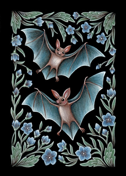 Faina Lorah Framed Double Bat Print