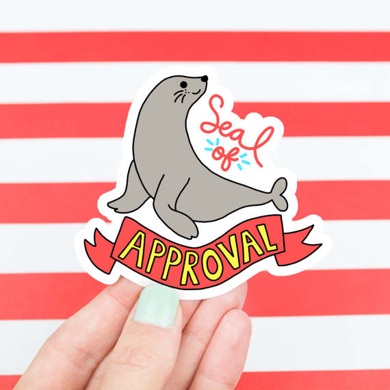 Seal of Approval Sticker