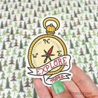 Explore More Sticker