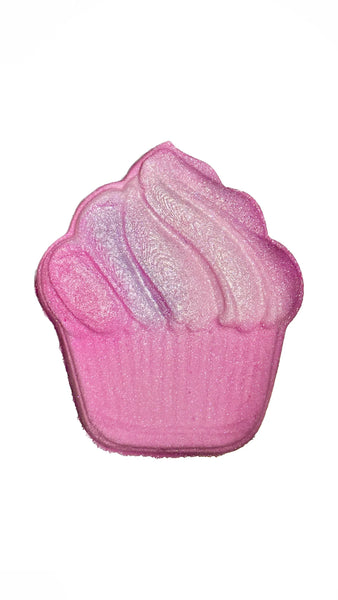 Cotton Candy Cupcake Bath Bomb