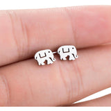 Lucky Elephant Stainless Steel Studs