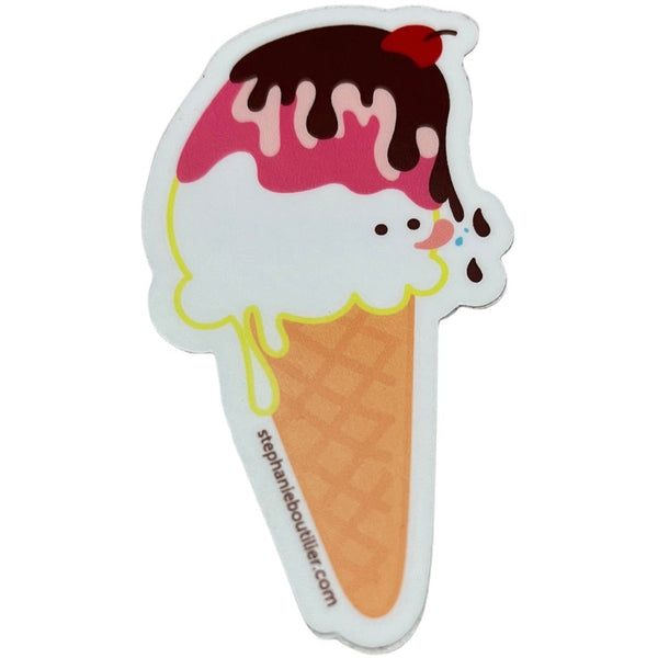 Ice Cream Vinyl Sticker
