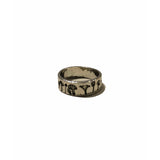 Stamped Mushroom Band Ring