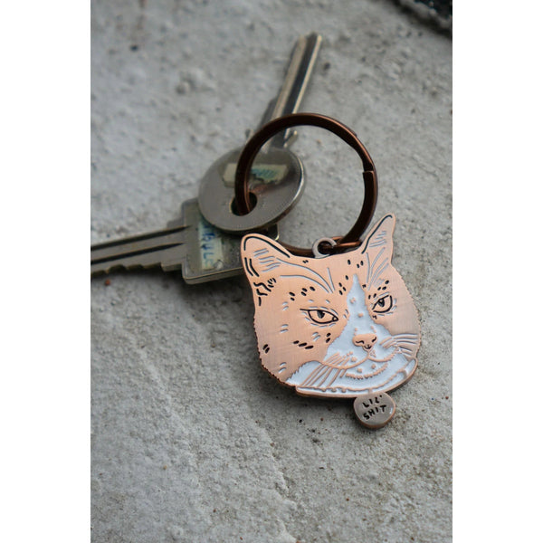 Lil' Shit Cat Keychain