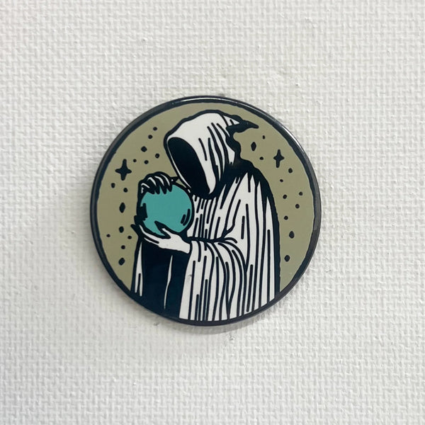 Crystal Ball Reaper Enamel Pin