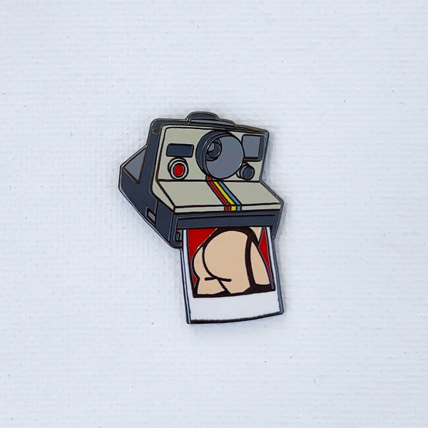 Sexy Polaroid Enamel Pin