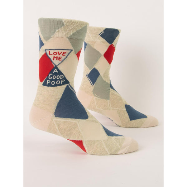 Love Me a Good Poop Men's Crew Socks