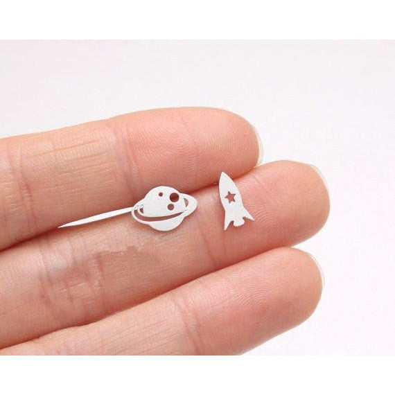 Rocket Ship & Planet Mismatched Studs