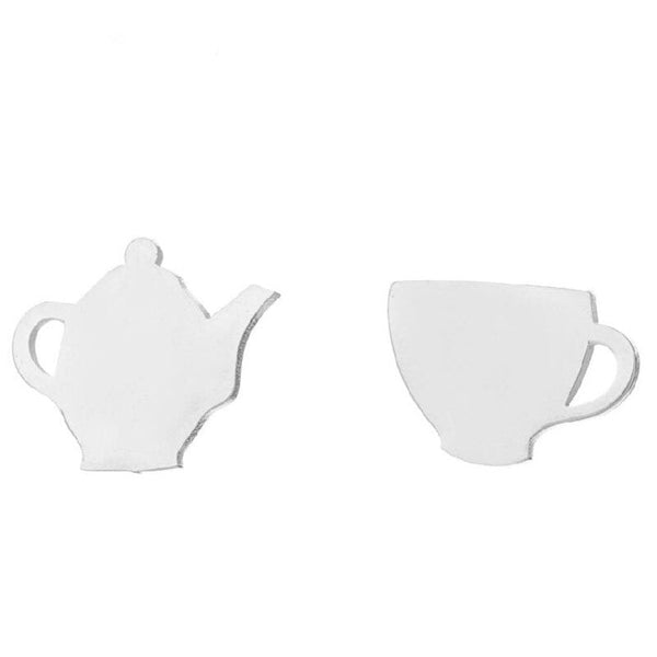 Teacup & Teapot Mismatched Studs