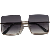 Oversized Square Ombre Sunglasses - Assorted Colours