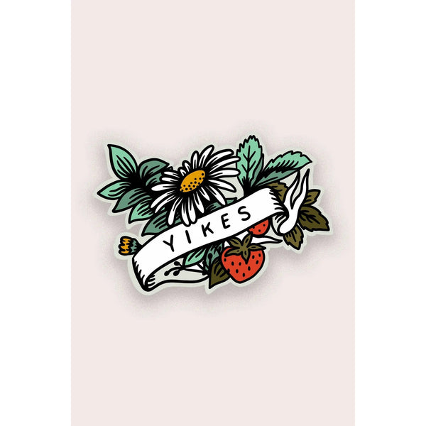 Yikes Vinyl Sticker