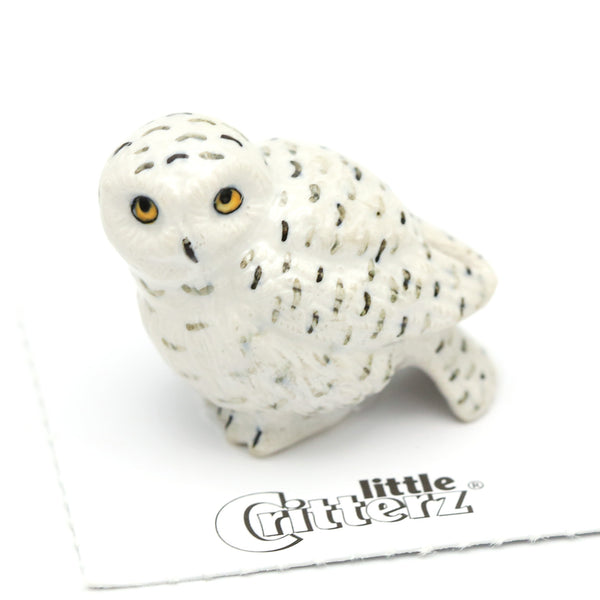 Ghost the Snowy Owl Little Critterz Figurine