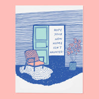 Haunted House Greeting Card
