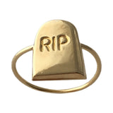 Gravestone Brass Ring