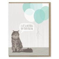 Hairball Greeting Card