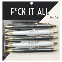 Fuck It All Pen Set