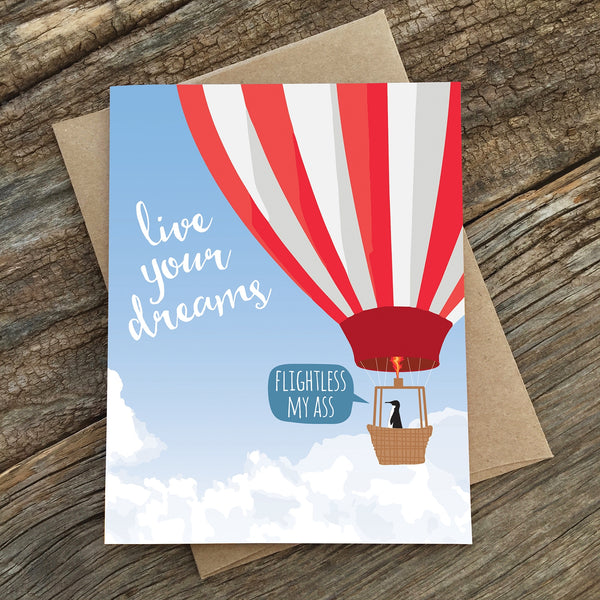 Live Your Dreams Greeting Card