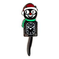 Kit Cat Clock Santa Lapel Pin