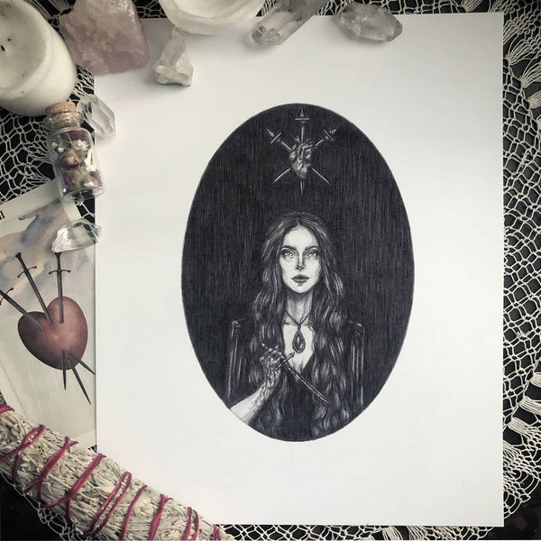 Caitlin McCarthy The Love Witch Art Print 8"x10"