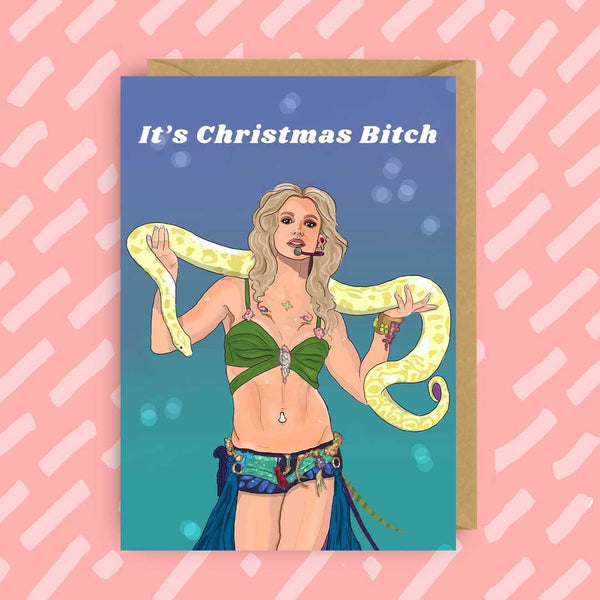 Britney Spears Christmas Card