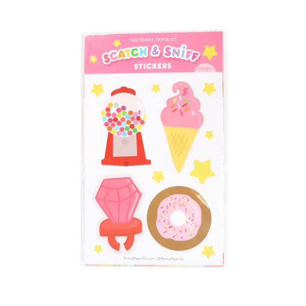 Scratch and Sniff Candy Sticker Sheets