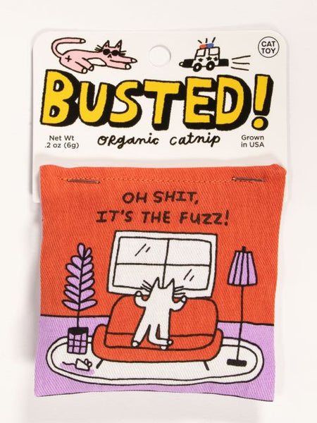 Busted! It's The Fuzz Cat Nip Toy