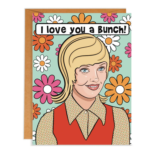 Brady Bunch Greeting Card