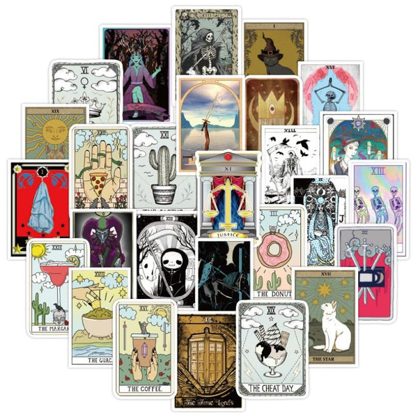 Tarot Glossy Stickers