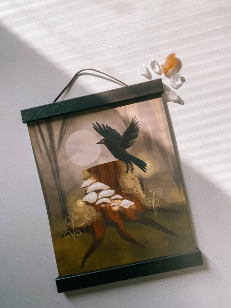 Framed Lantern Paper Co. Grim Woods Art Print: 8"x10"