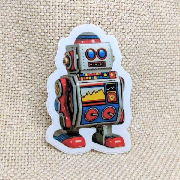 Chubby Toy Robot Sticker