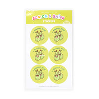 Scratch and Sniff Perfect Pear Sticker Sheets