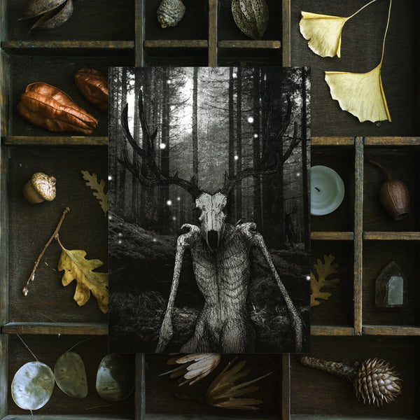 Wendigo Mini Postcard