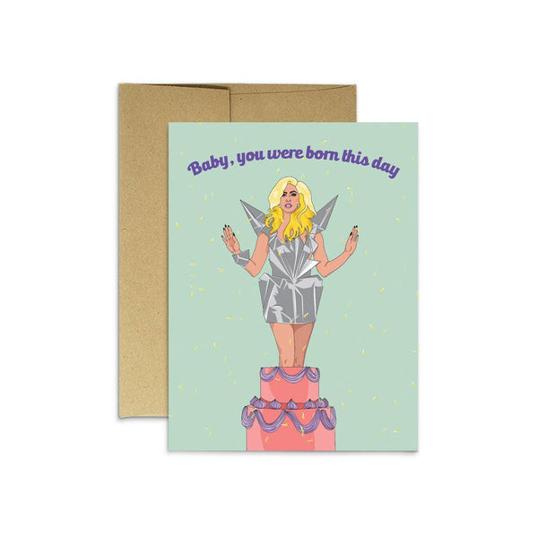 Born This Day Greeting Card