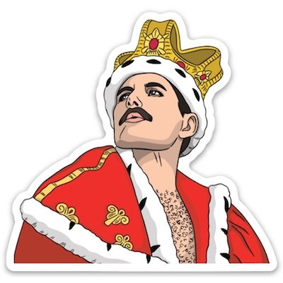 Freddie Mercury Vinyl Sticker