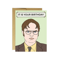 It Is your Birthday Office Greeting Card