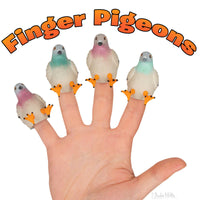 Pigeon Finger Puppets